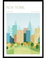 Poster 50x70 Travel New York, Central Park