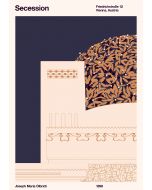 Poster 50x70 Peach Secession