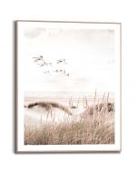 Tavla Slim Frame Wood 40x50 Botanical Beach