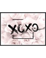 Poster 30x40 Pink Girly XOXO (planpackad)