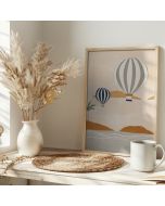 Poster 30x40 Peach Balloons